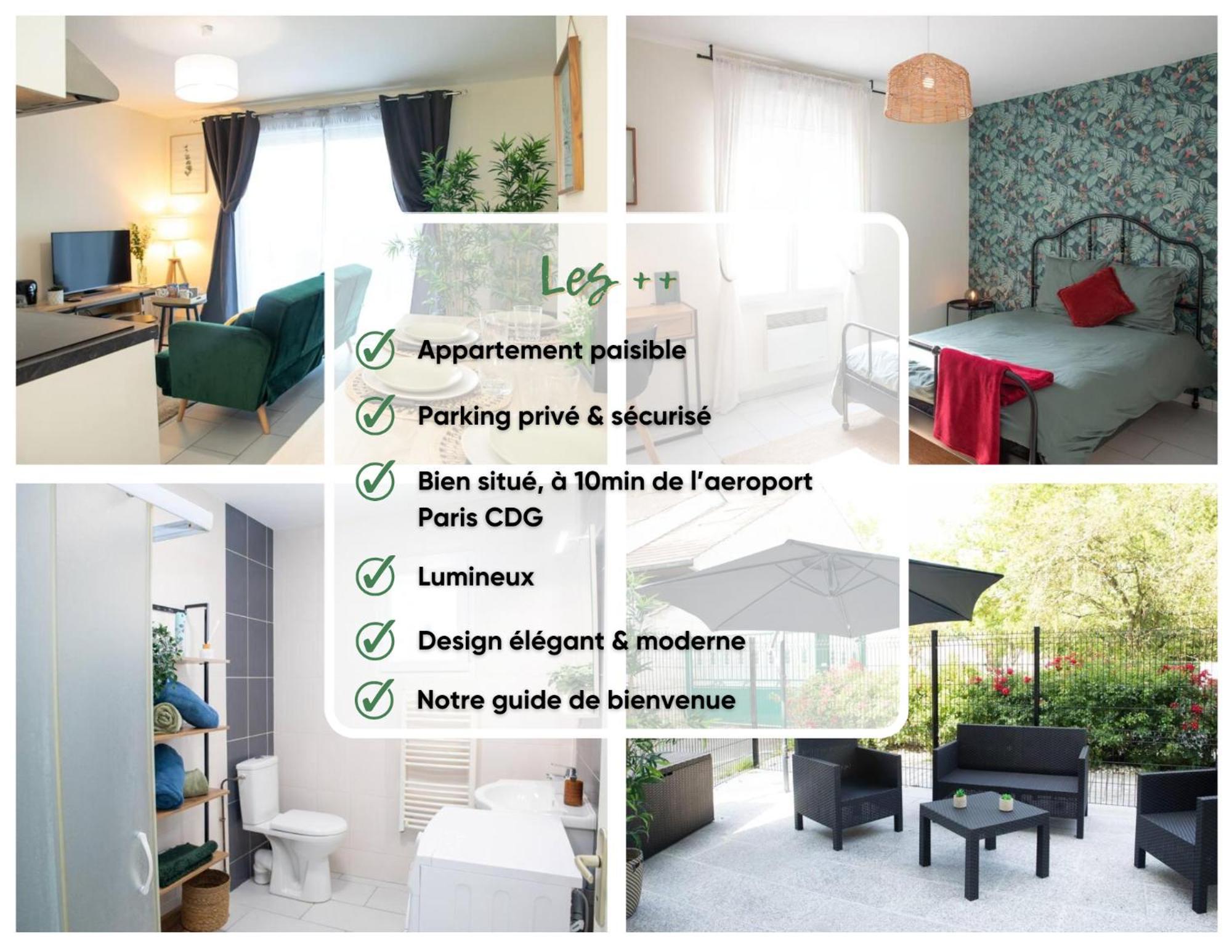 Djial - Proche De Cdg Et Du Parc Asterix Apartment Dammartin-en-Goele Luaran gambar
